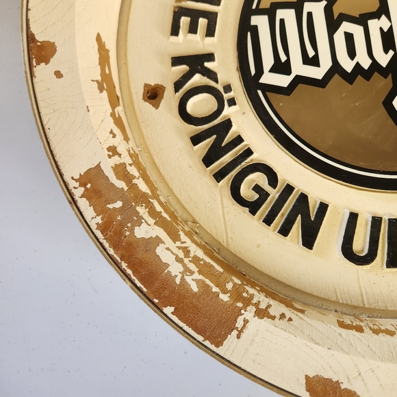 Warsteiner German Beer Barrel End Advertising Wall Sign Breweriana Man Cave - Picture 5 of 9